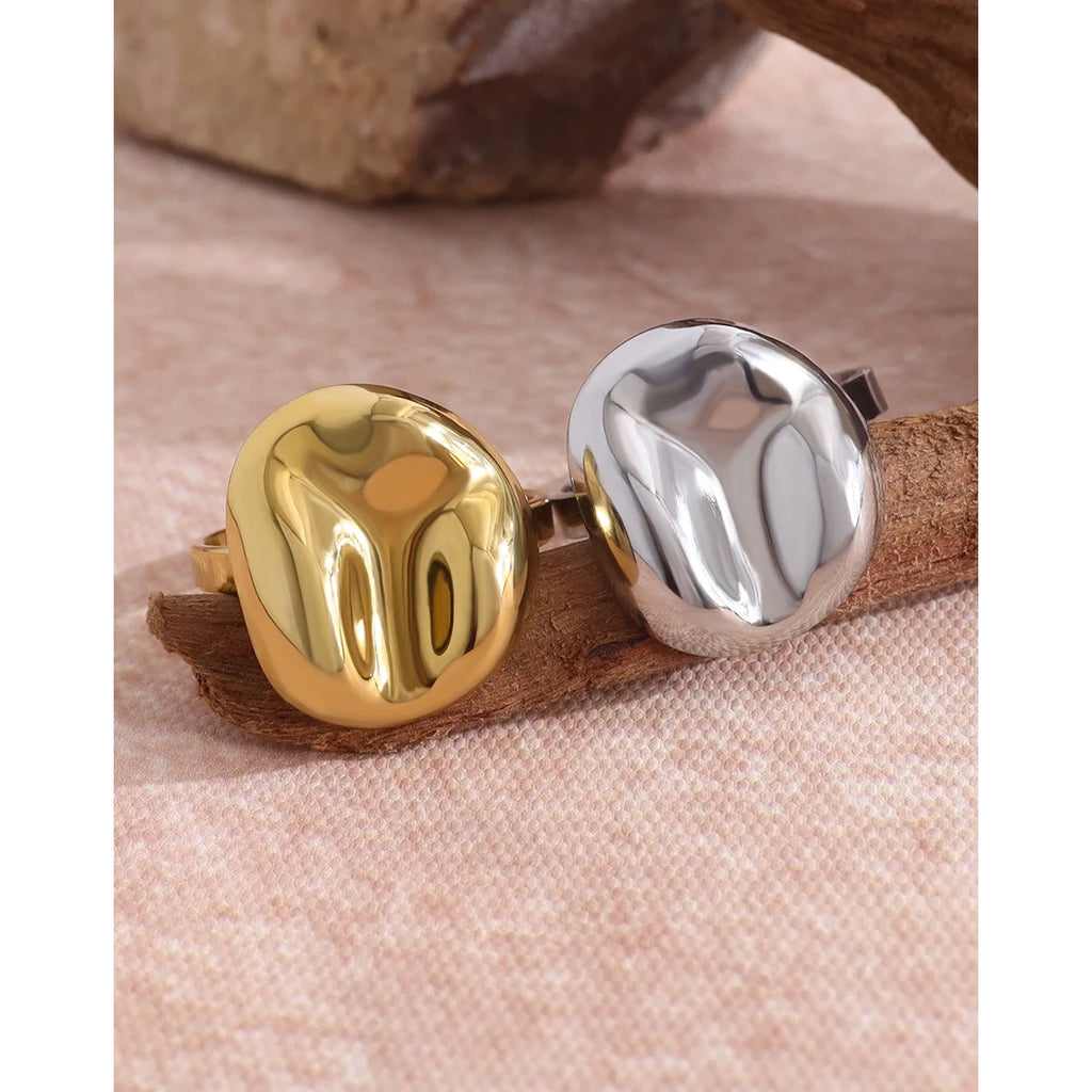 Irregular Vintage Ring — Stainless Steel · PS416