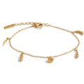 Geometric Chain Bracelet — Gold-Plated Stainless Steel · PS1061