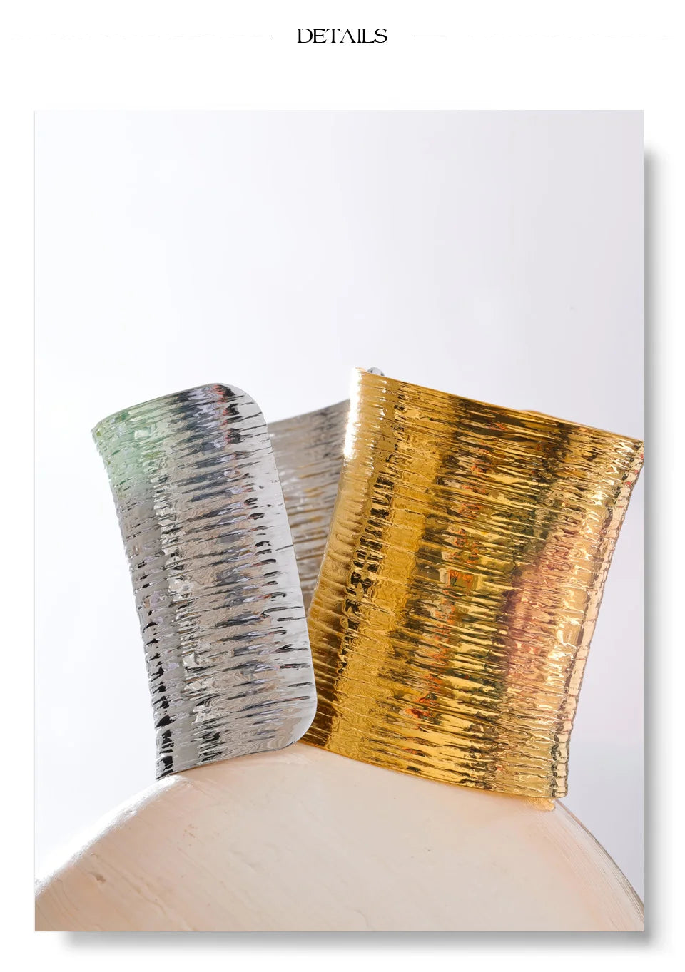 Geometric Bracelet — Gold-Plated Stainless Steel · PS2154