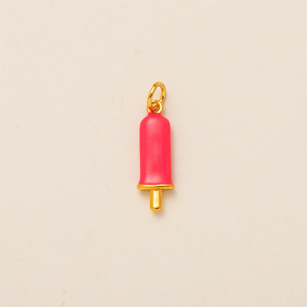 【DIY Pendant】Copper Diamond Accented Charm Pendant - PC003