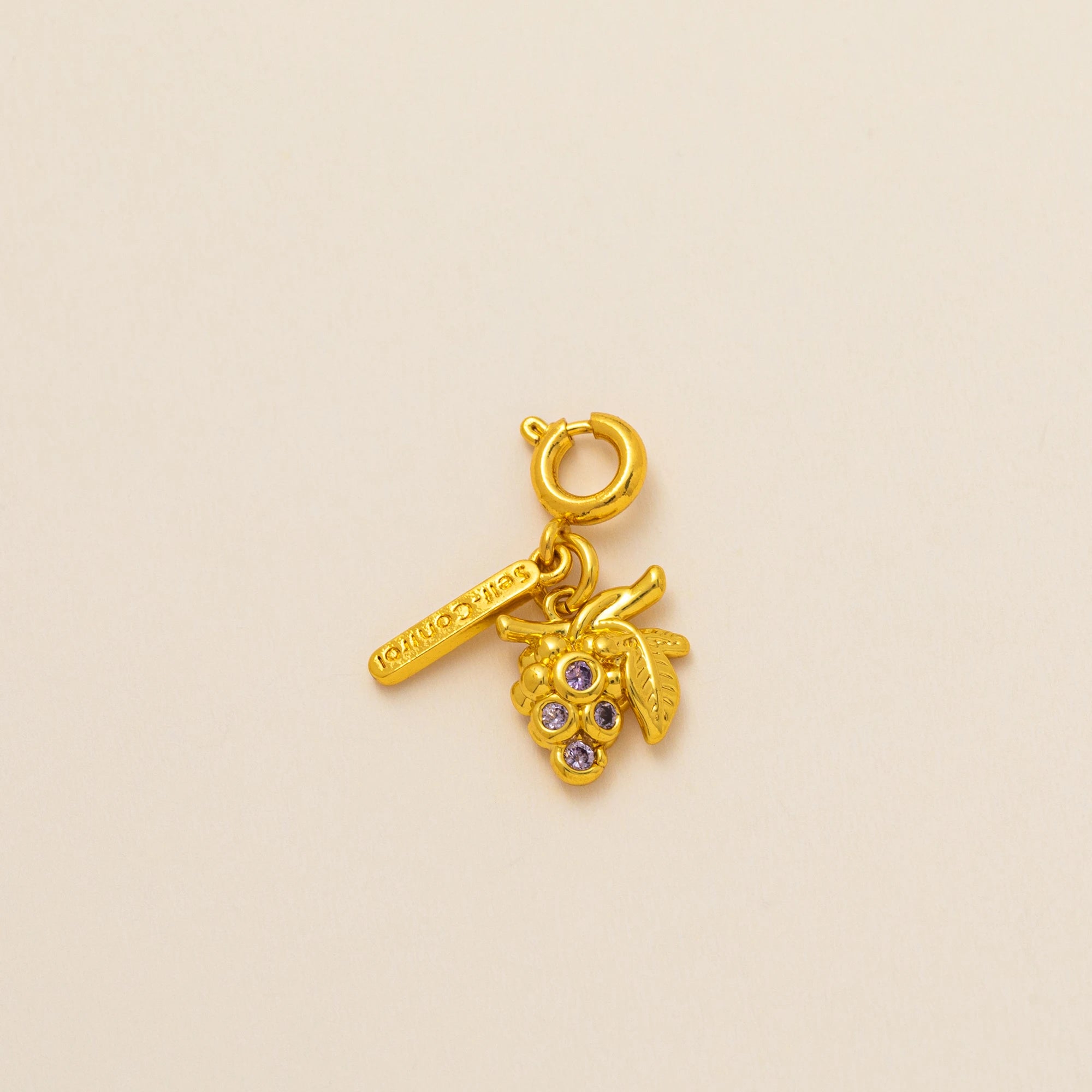 【DIY Pendant】18K Gold Plated Copper & Stainless Steel Food & Beverage Charm Pendant - PC015