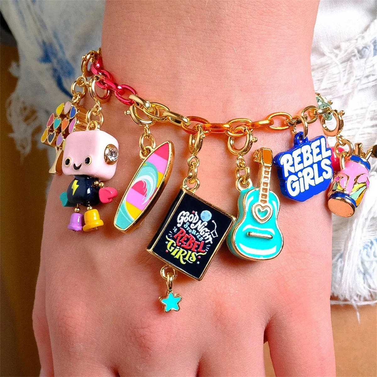 【DIY Pendant】Stainless Steel Colorful Charm Pendant - PS014