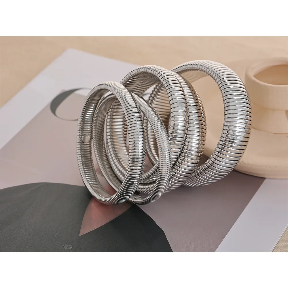 Geometric Bracelet — Gold-Plated Stainless Steel · PS1968