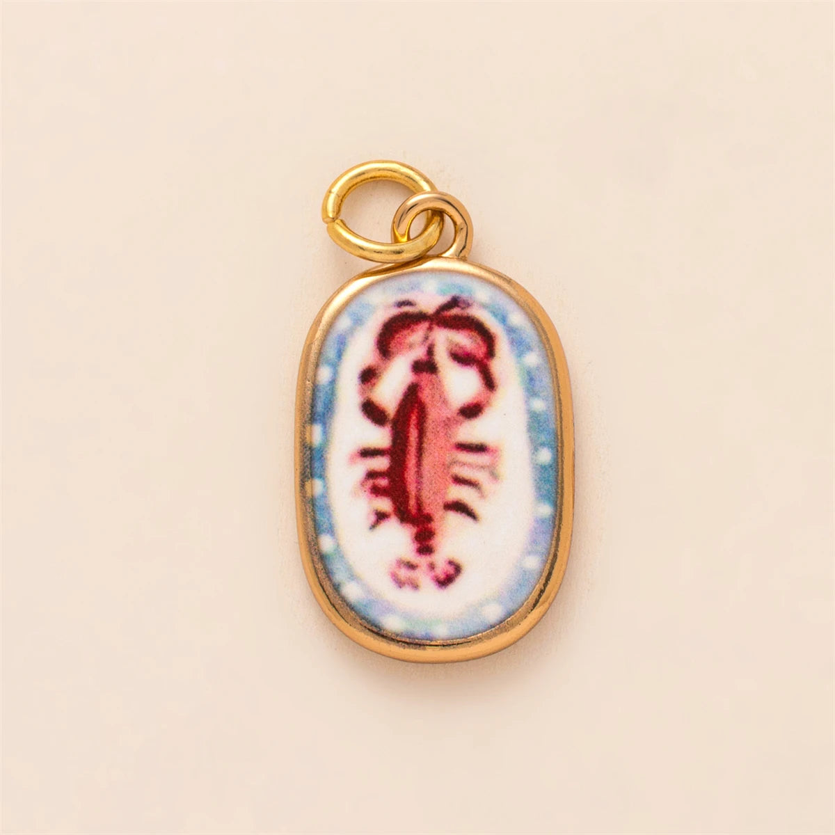 【DIY Pendant】Copper Colorful Cartoon Charm Pendant - PC004