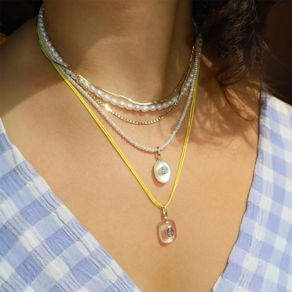 【DIY Pendant】Copper Birthstone Charm Pendant - PC008