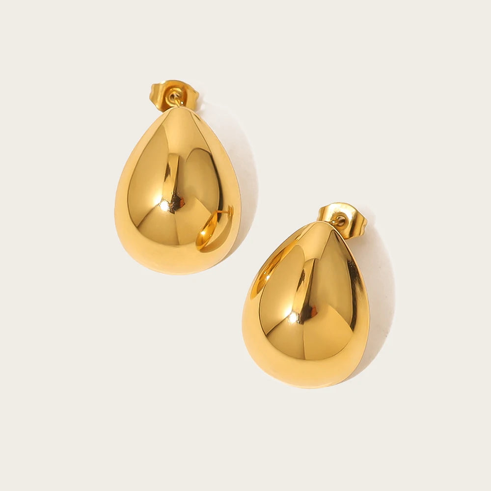 Drop Earrings Glossy — 316L Stainless Steel · PS448