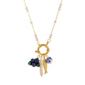 Stainless steel fruit heart boots ins high-end feeling collarbone chain pearl starfish gold-plated color preservation
