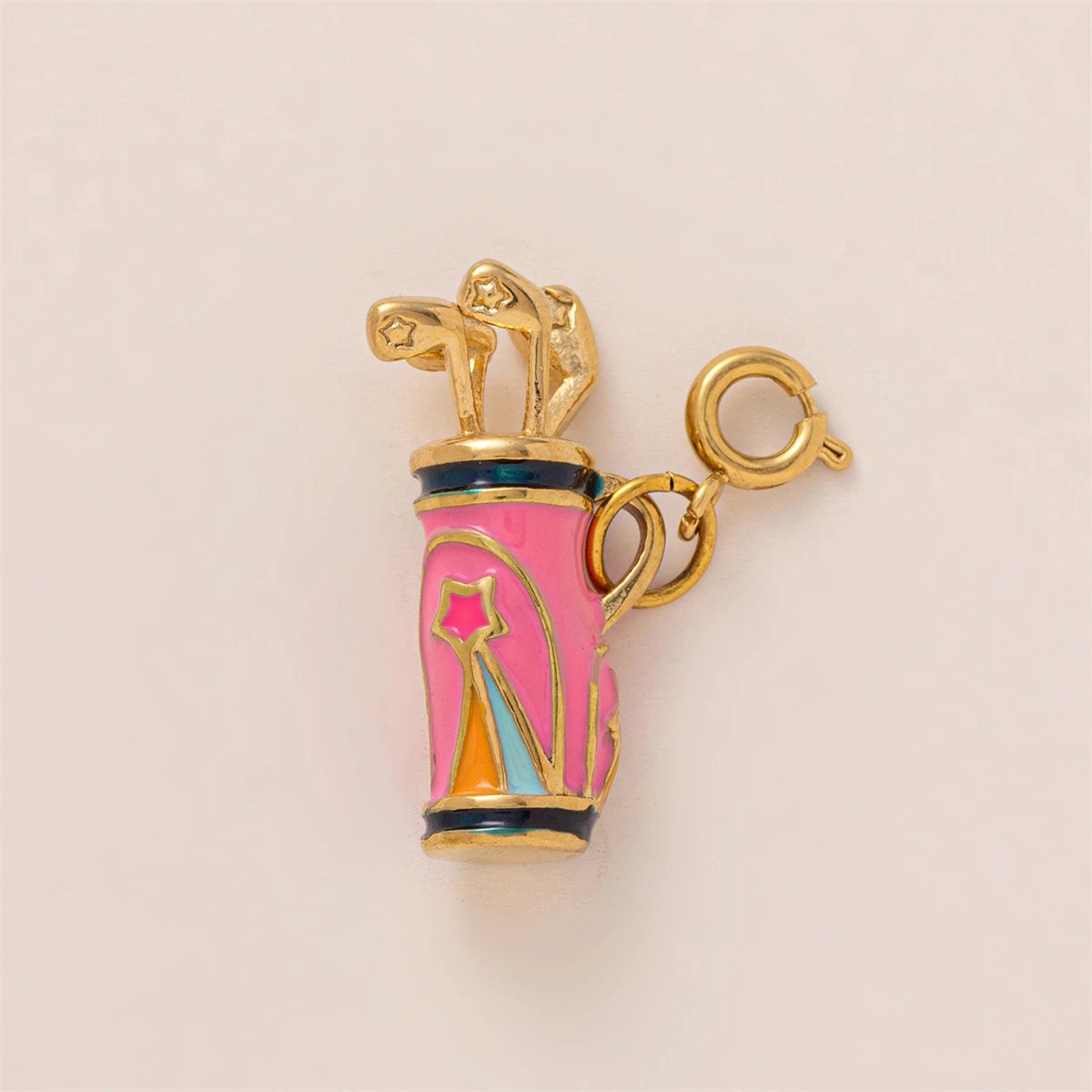 【DIY Pendant】Stainless Steel Colorful Charm Pendant - PS014