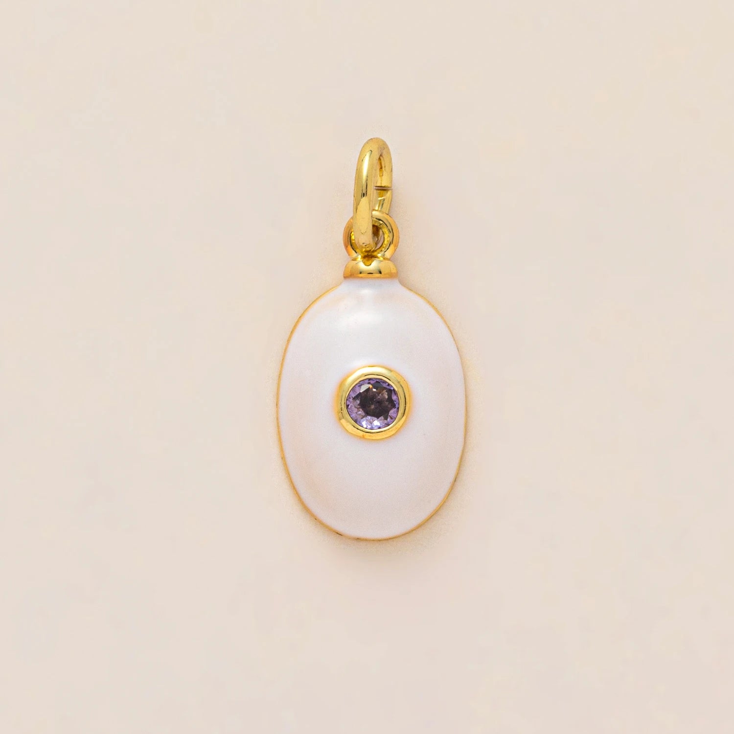 【DIY Pendant】Copper Birthstone Charm Pendant - PC008