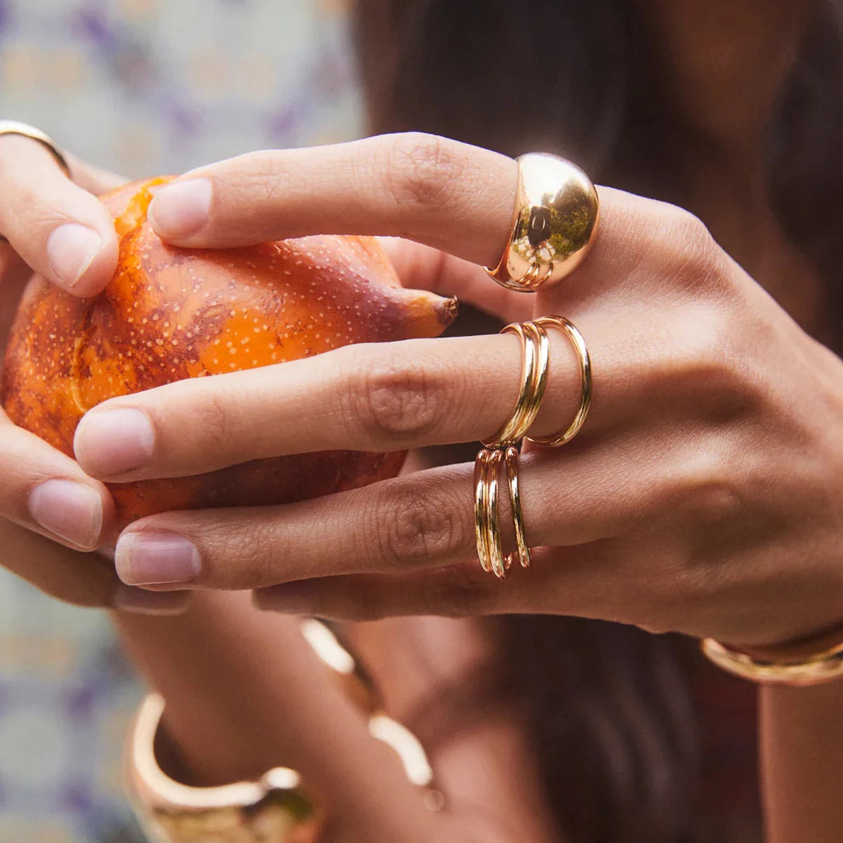 Statement Ring Stack — Stainless Steel · PS255