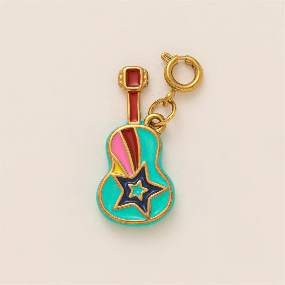 【DIY Pendant】Stainless Steel Colorful Charm Pendant - PS014