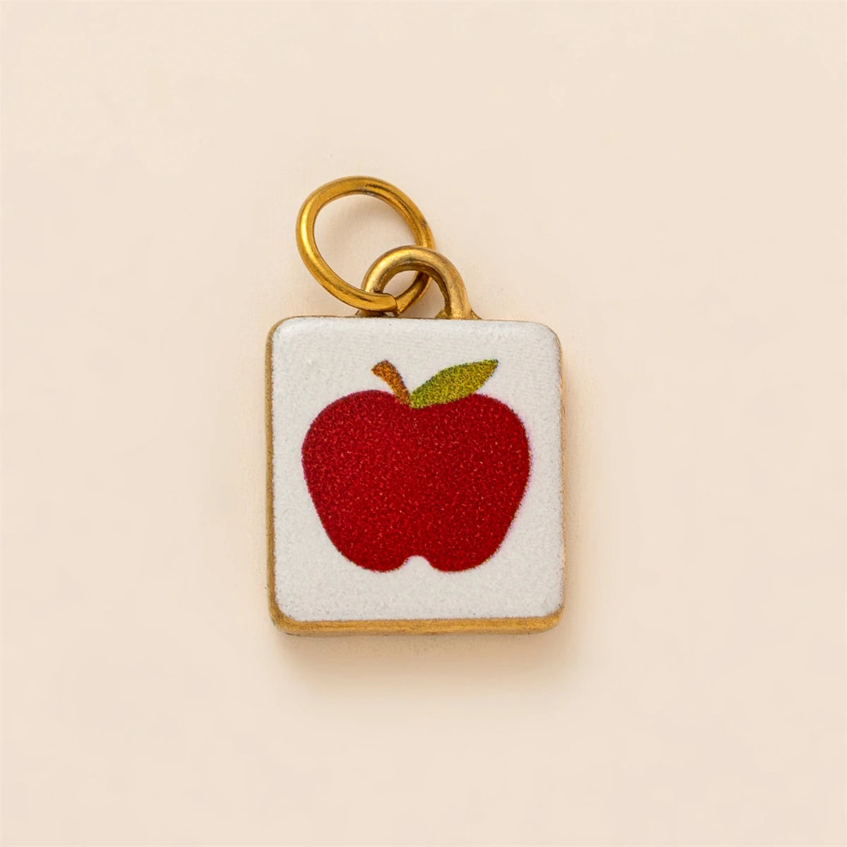 【DIY Pendant】Stainless Steel Floral & Fruit Charm Pendant - PS007
