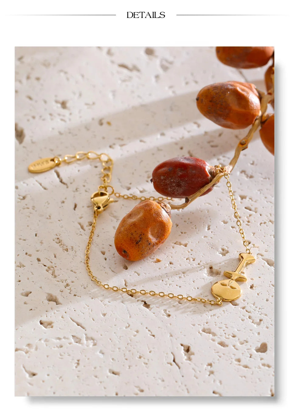 Geometric Bracelet — Gold-Plated Stainless Steel · PS1245