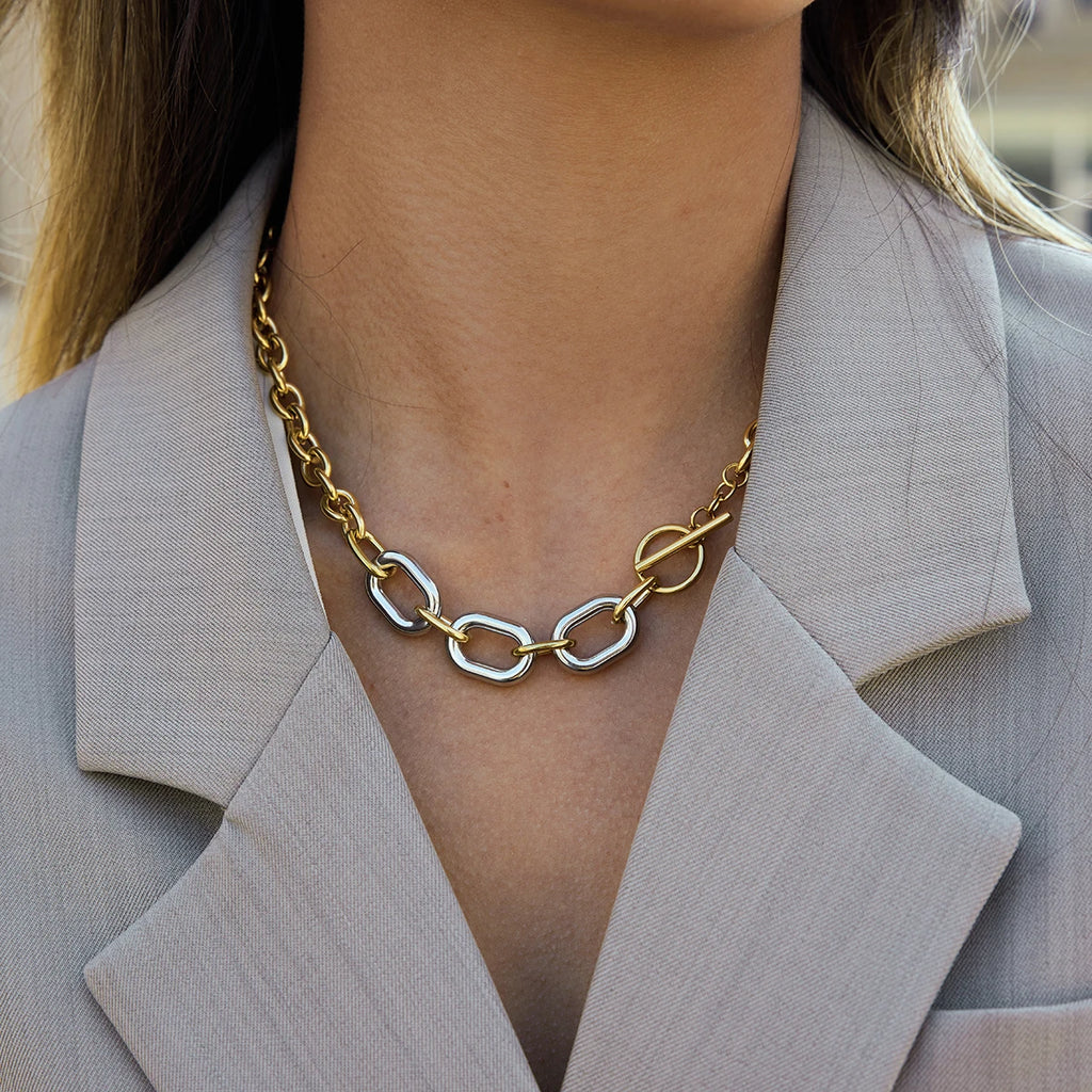 Chunky Chain Necklace — Stainless Steel · PS180