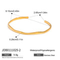 Butterfly Pearl Bracelet Stack — Stainless Steel · PS007