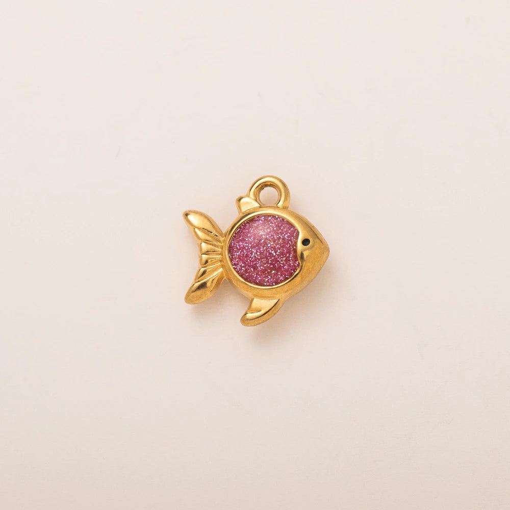 【DIY Pendant】Stainless Steel Ocean Charm Pendant - PS028