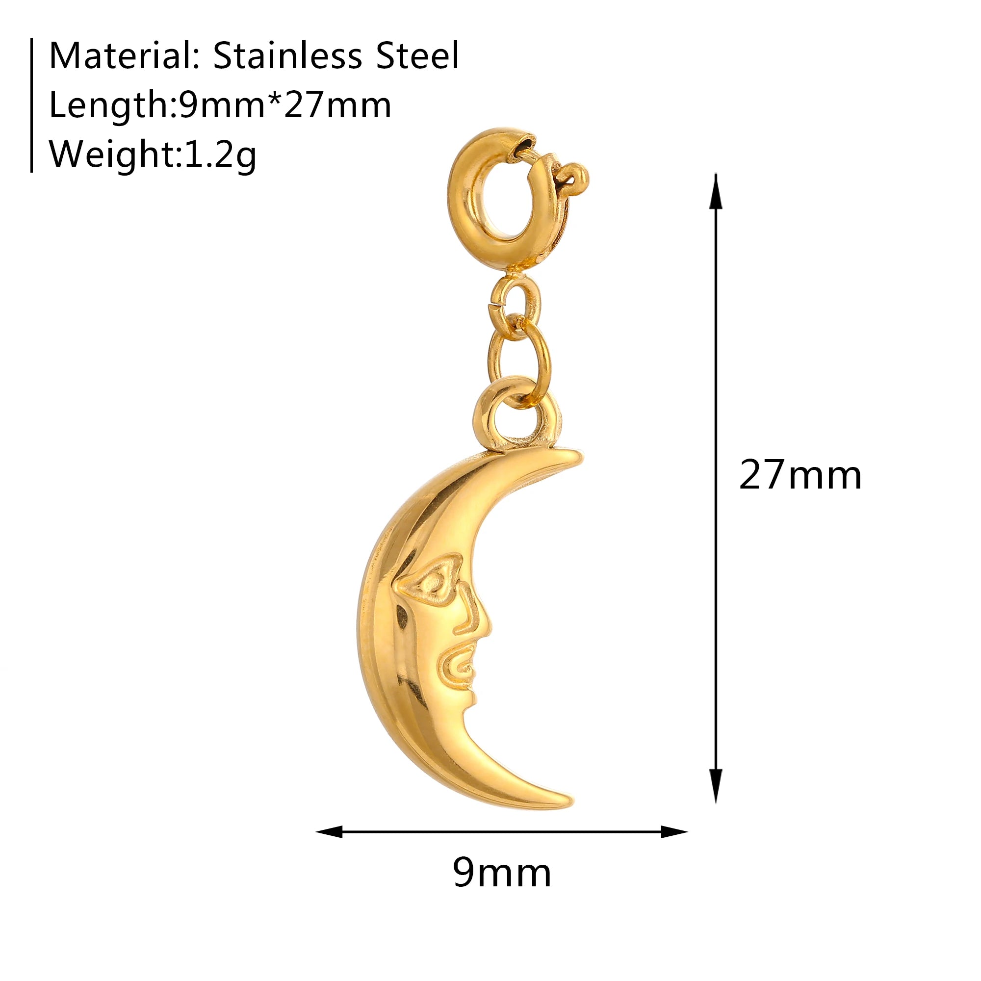 【DIY Pendant】Stainless Steel Charm Pendant - PS022