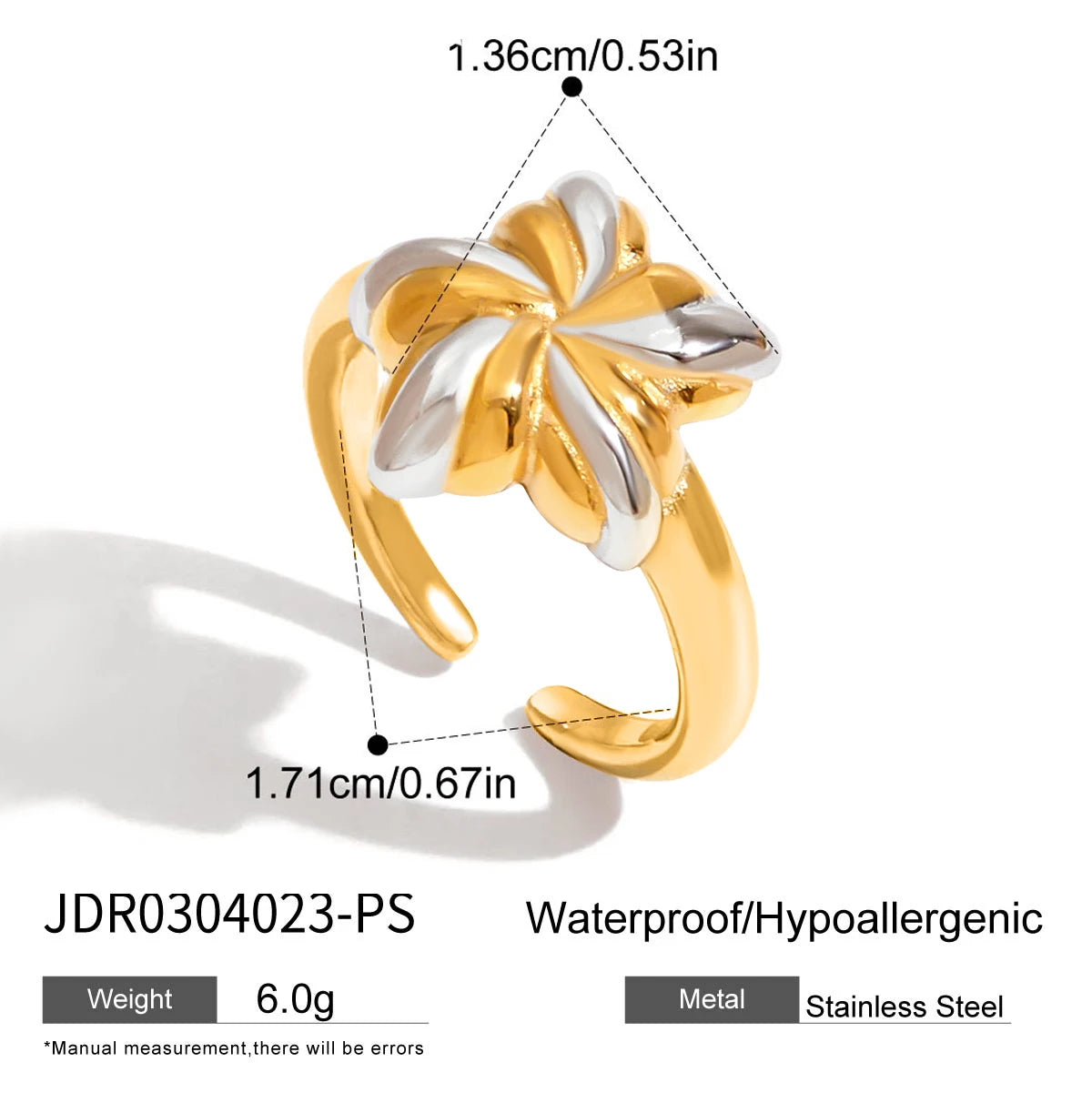 Star Ring Stack — Stainless Steel