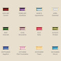Vintage Art Pearl Sailor Buckle Color Protection Twelve Birthday Stones Birthstone Simple Bracelet Plated with 18K Gold