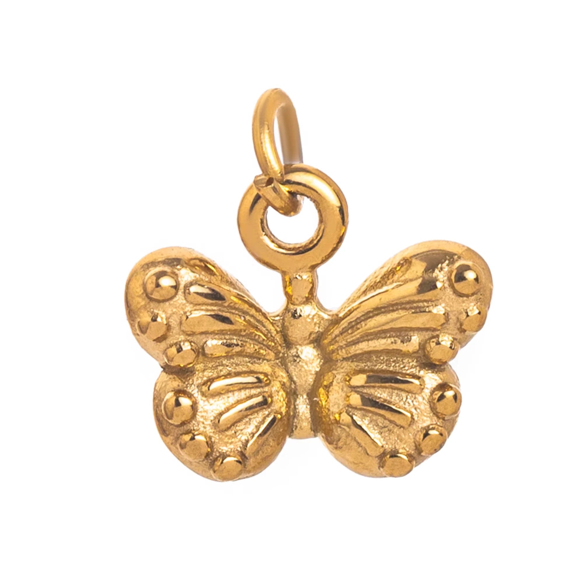 【DIY Pendant】Gold Plated Stainless Steel Charm Pendant - PS023