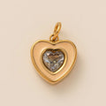 【DIY Pendant】Stainless Steel Birthstone Charm Pendant - PS008