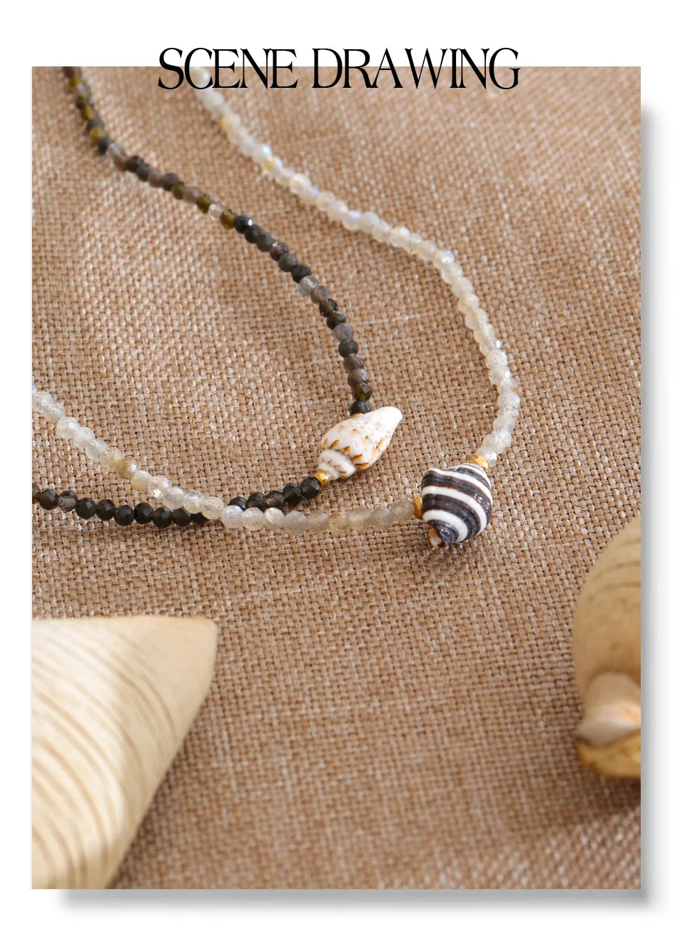 Crystal geometric necklace in gold-plated stainless steel with crystal.