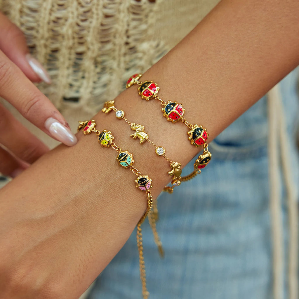 CZ Chain Bracelet — Stainless Steel · PS284
