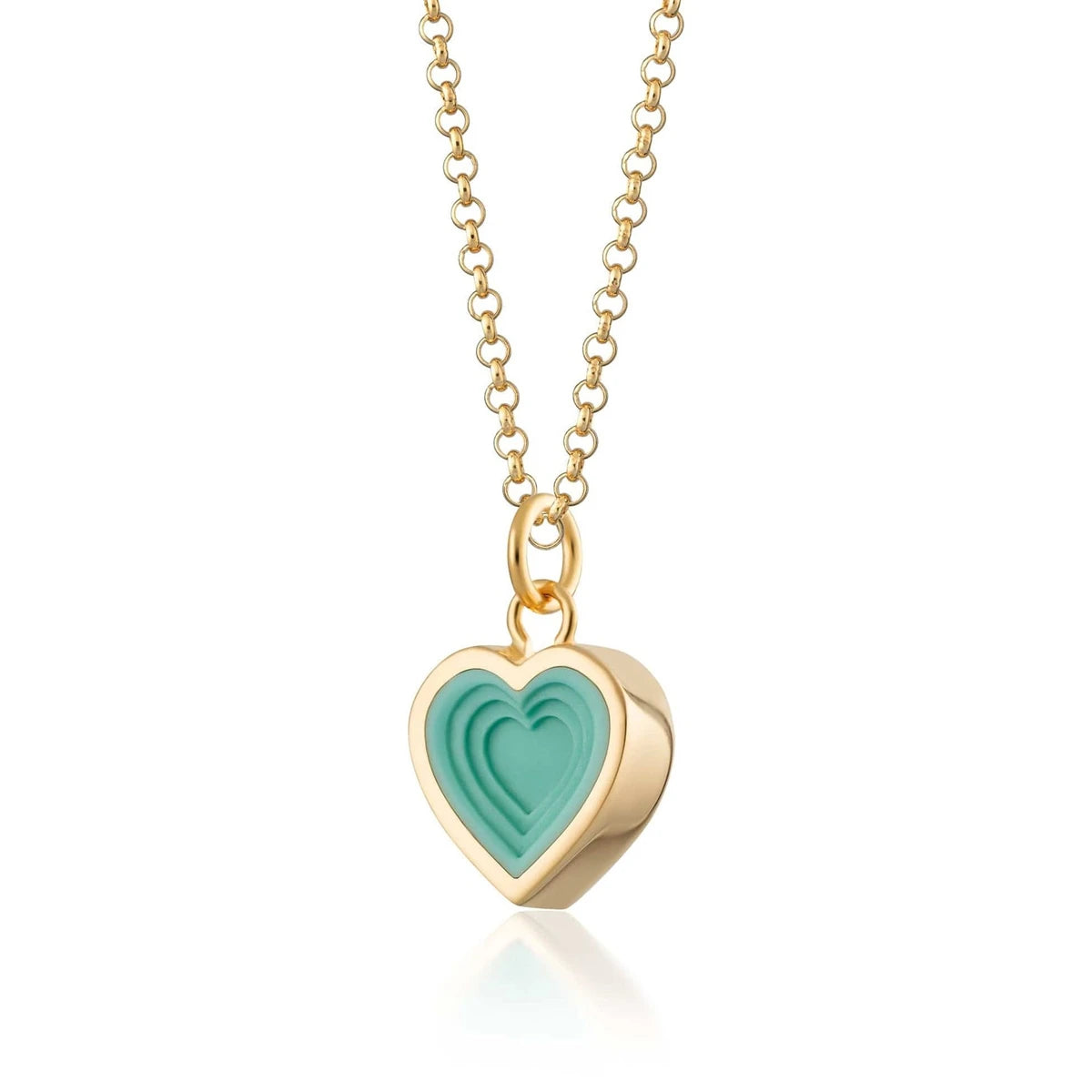 Love Star Stainless Steel Geometric Necklace Vacuum Gold Plated 18k Color Preserving
