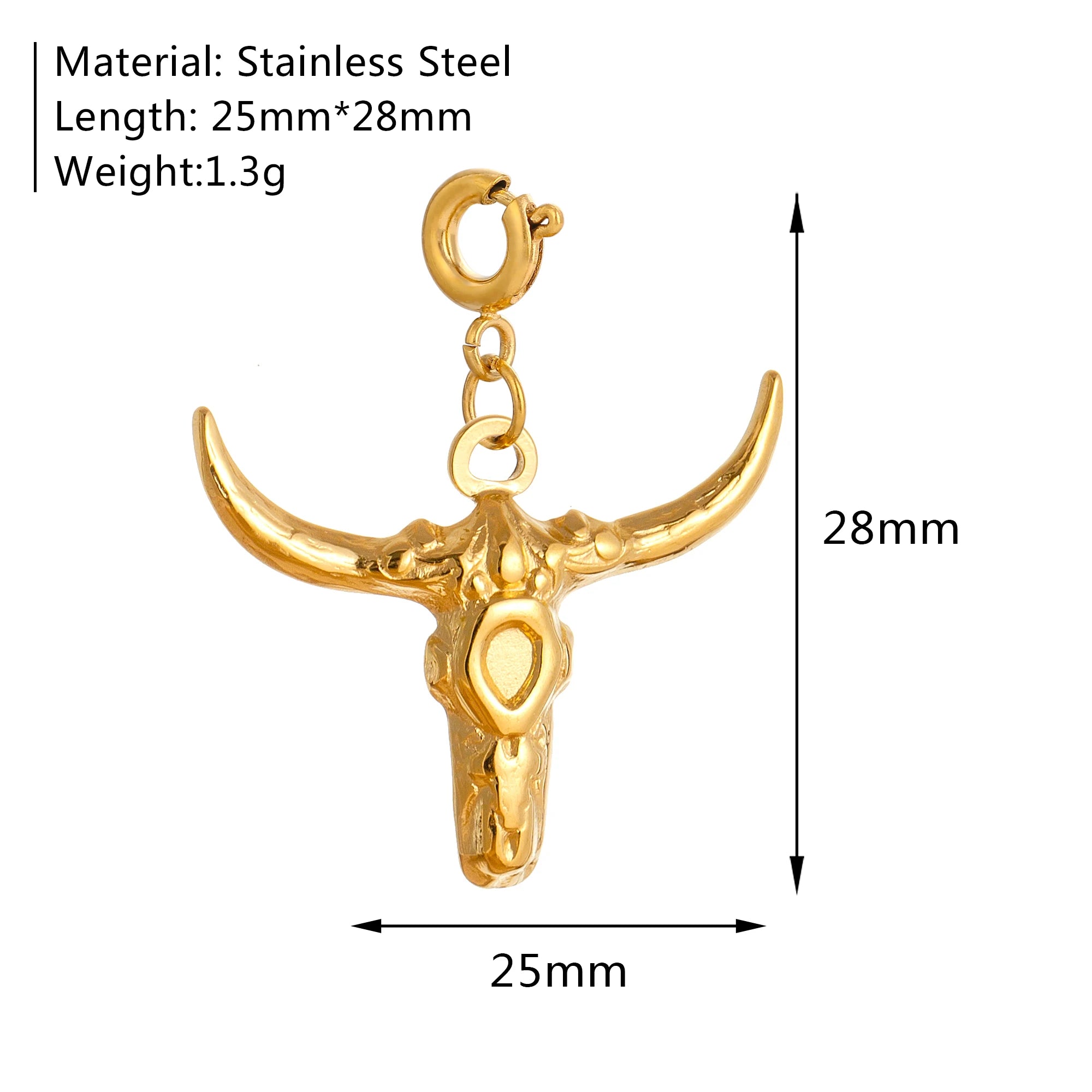【DIY Pendant】Stainless Steel Charm Pendant - PS022