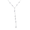 Cubic zirconia geometric chain necklace in gold-plated stainless steel with cubic zirconia.