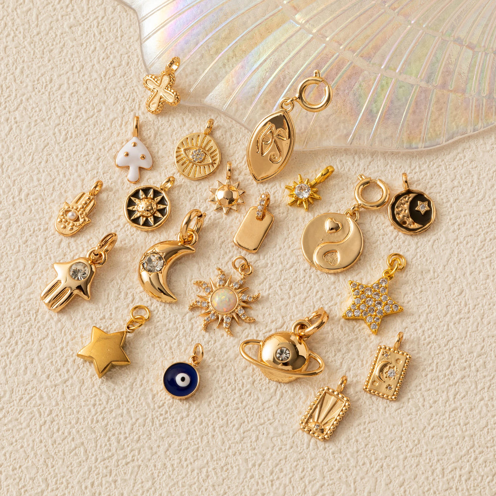 【DIY Pendant】Copper Celestial Charm Pendant - PC013