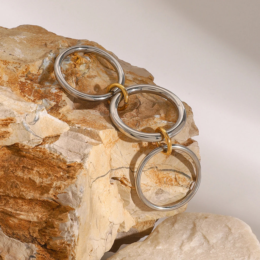 Minimal Stacking Ring Stack — Stainless Steel · PS262