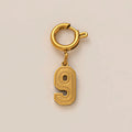 【DIY Pendant】Stainless Steel Number Charm Pendant - PS019