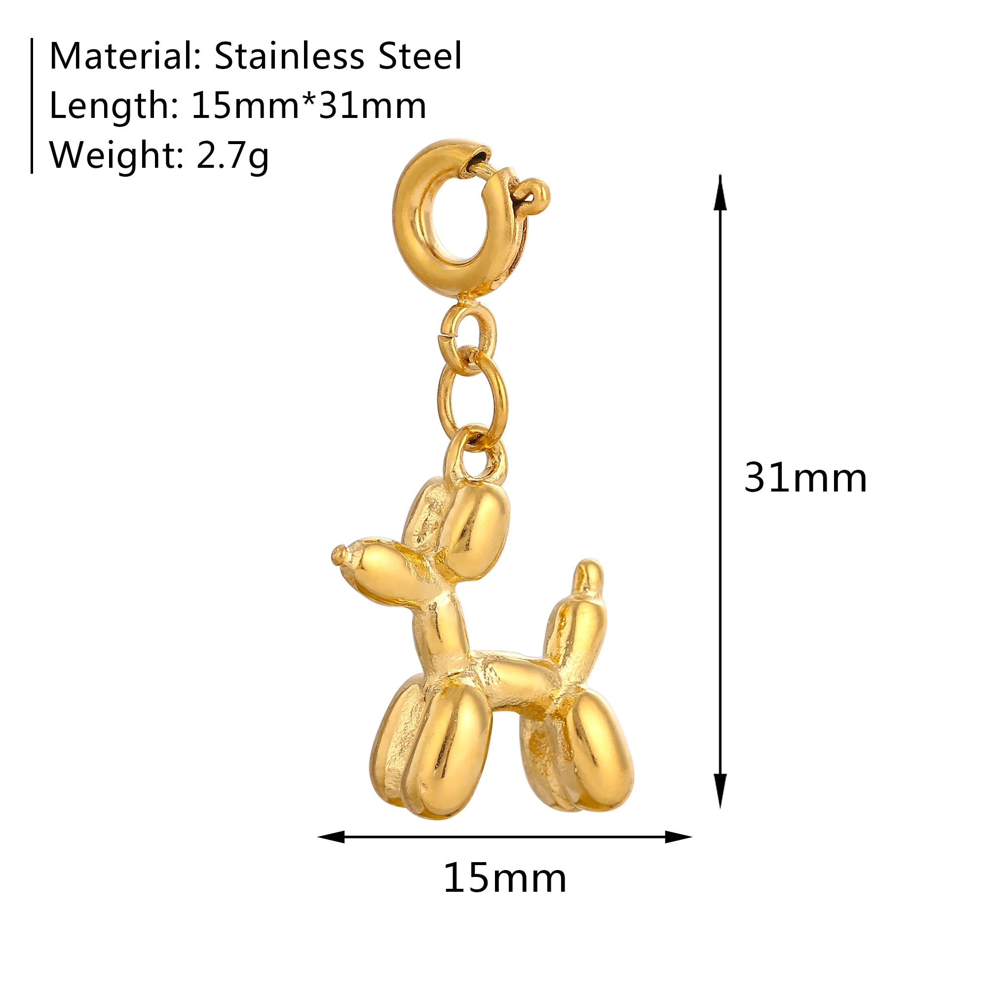 【DIY Pendant】Stainless Steel Charm Pendant - PS022