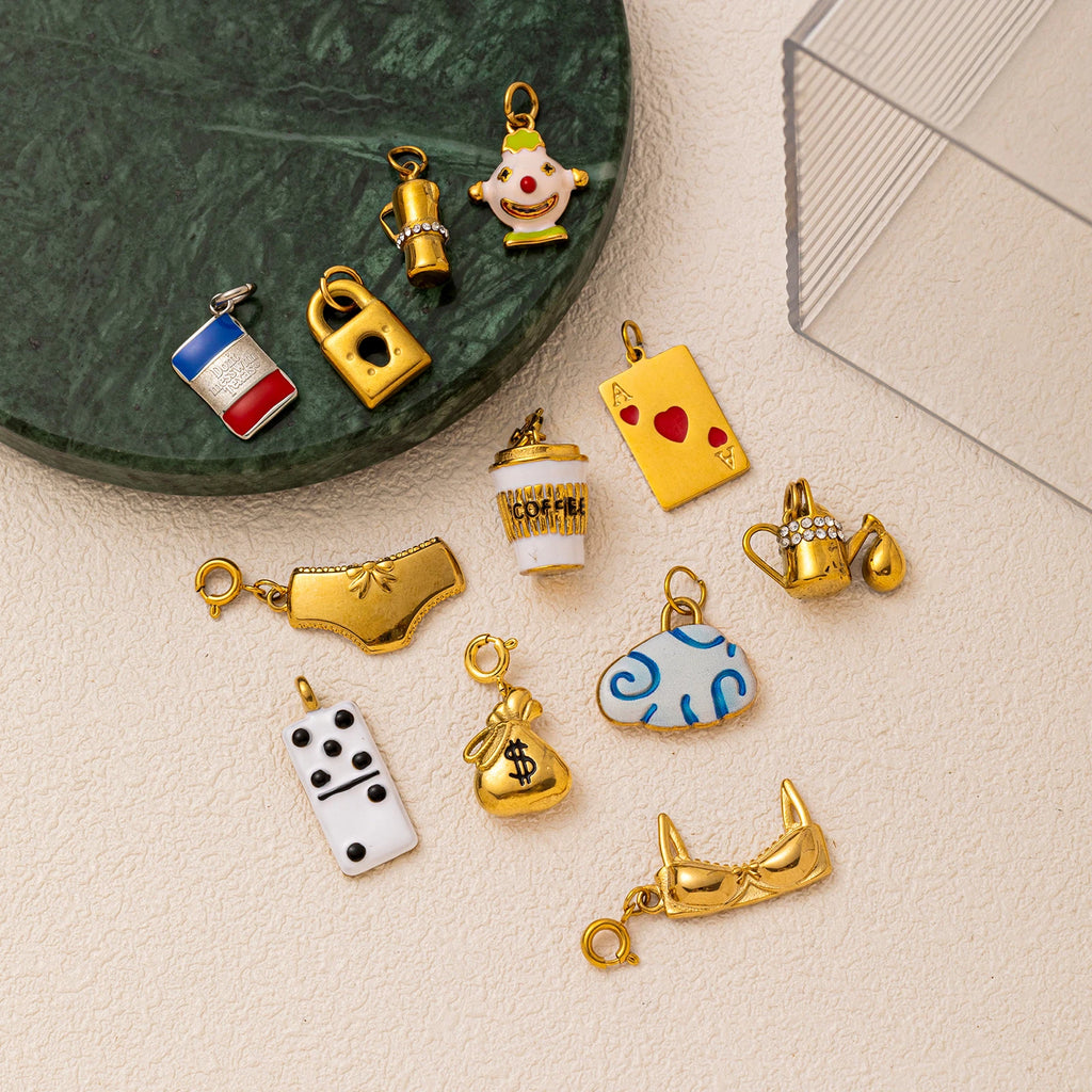 【DIY Pendant】Stainless Steel Charm Pendant - PS002