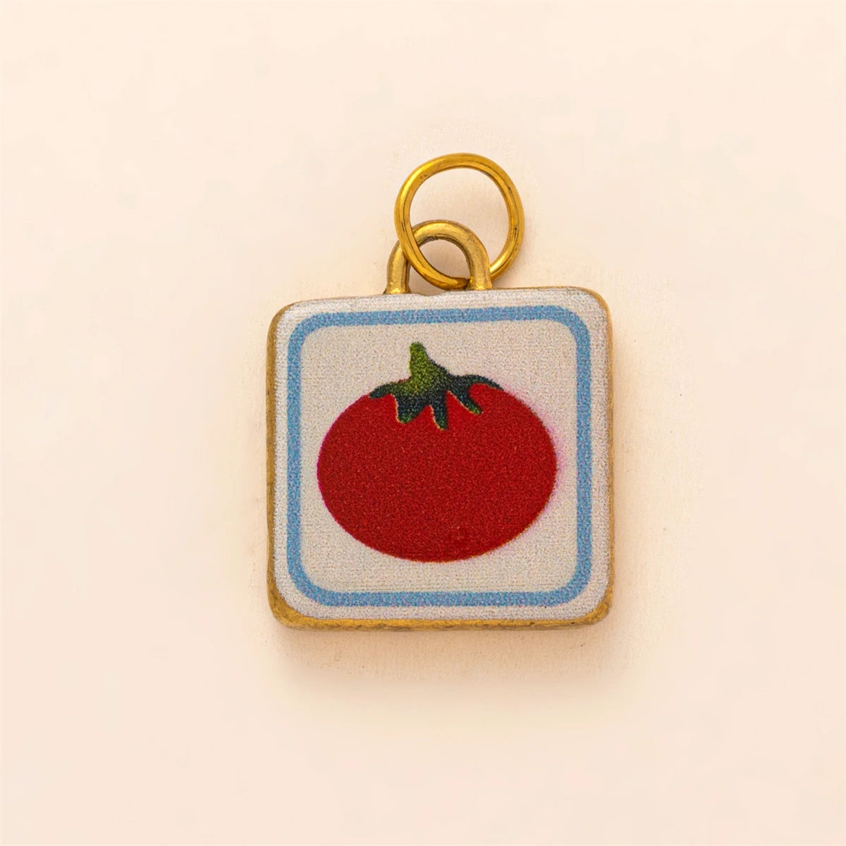 【DIY Pendant】Stainless Steel Floral & Fruit Charm Pendant - PS007