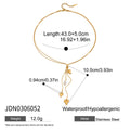 Heart Chain Necklace — Stainless Steel · PS313