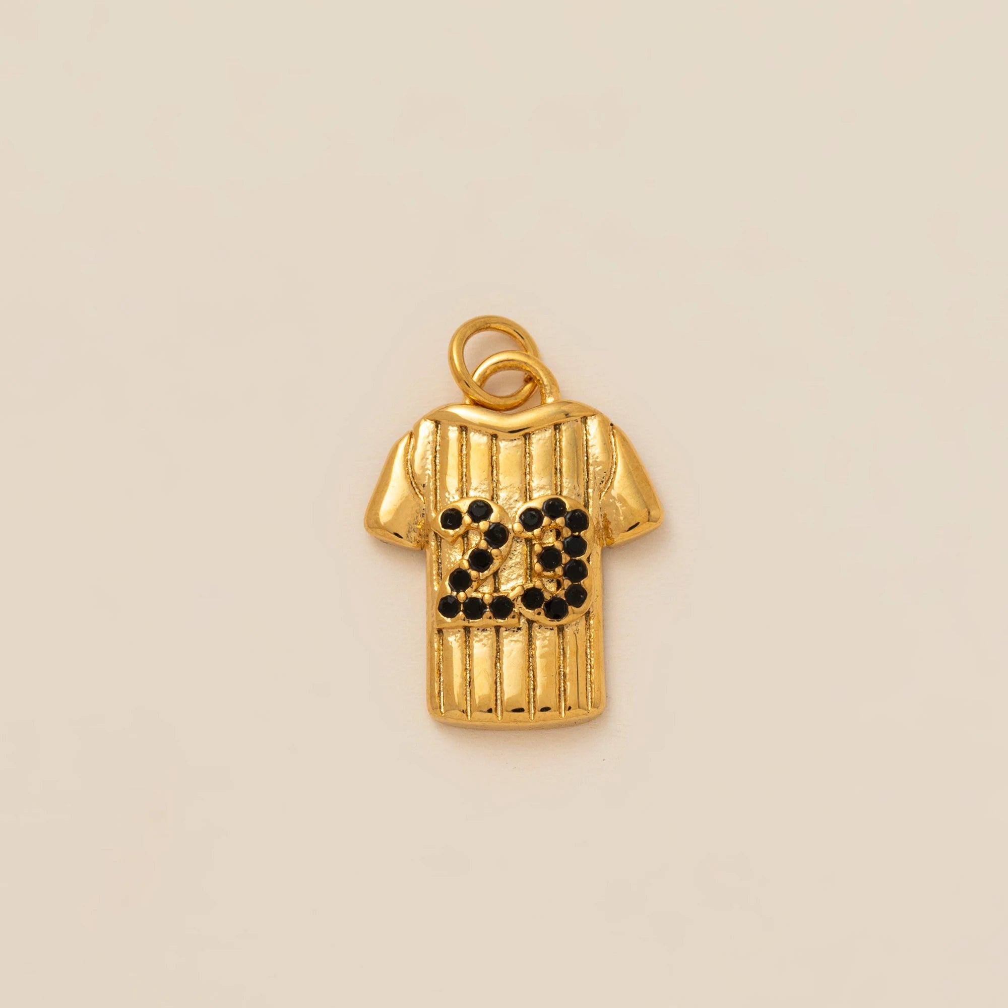 【DIY Pendant】Gold Plated Stainless Steel Sports Charm Pendant - PS024