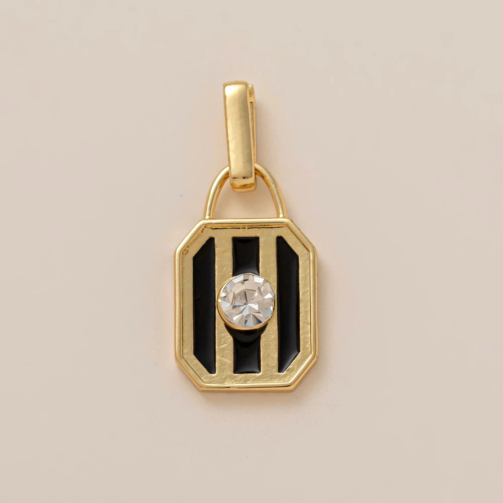 【DIY Pendant】Copper Diamond Accented Charm Pendant - PC003