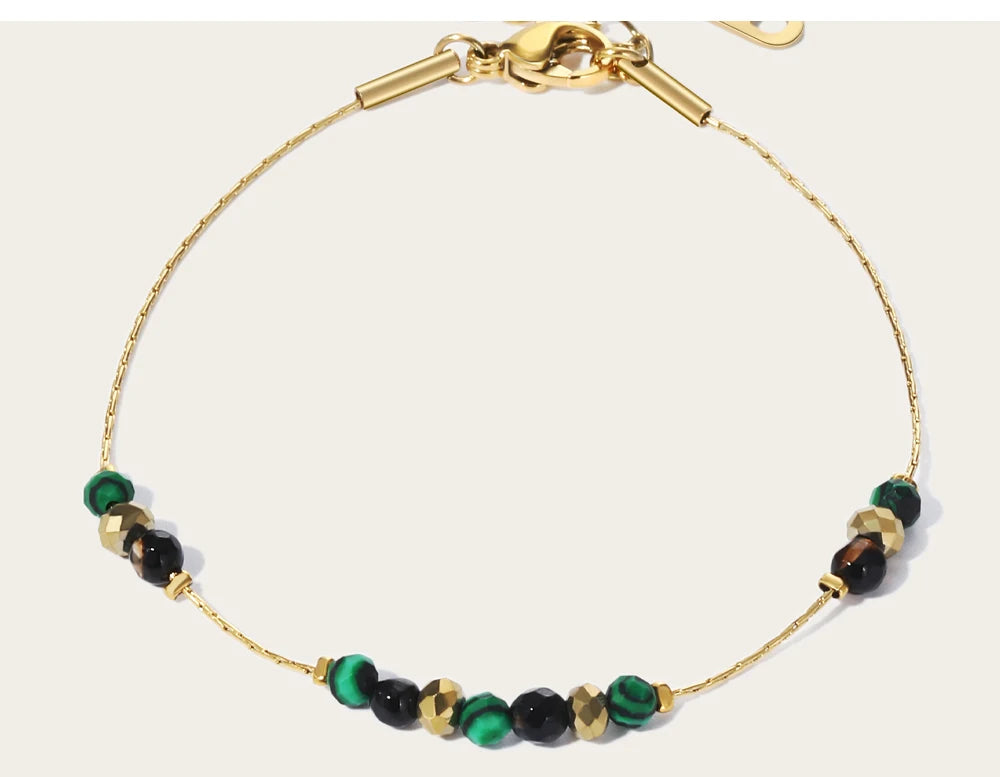 Beaded Chain Bracelet — 316L Stainless Steel · PS439