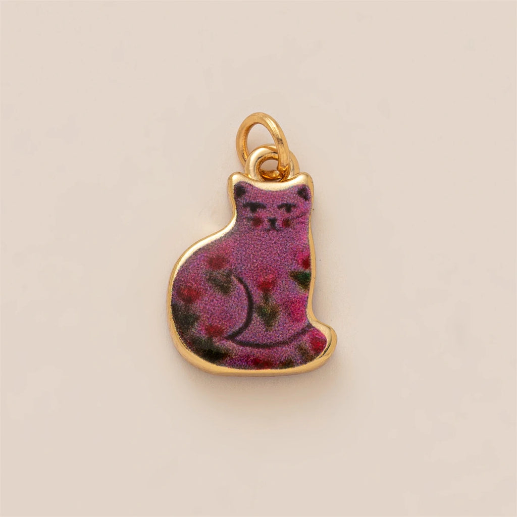 【DIY Pendant】Stainless Steel Animal & Floral Charm Pendant - PS005