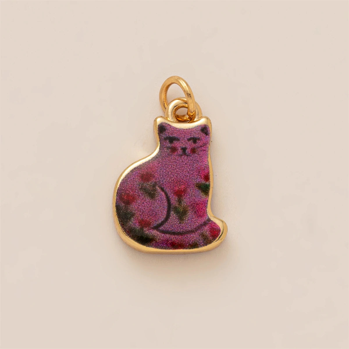 【DIY Pendant】Stainless Steel Animal & Floral Charm Pendant - PS005
