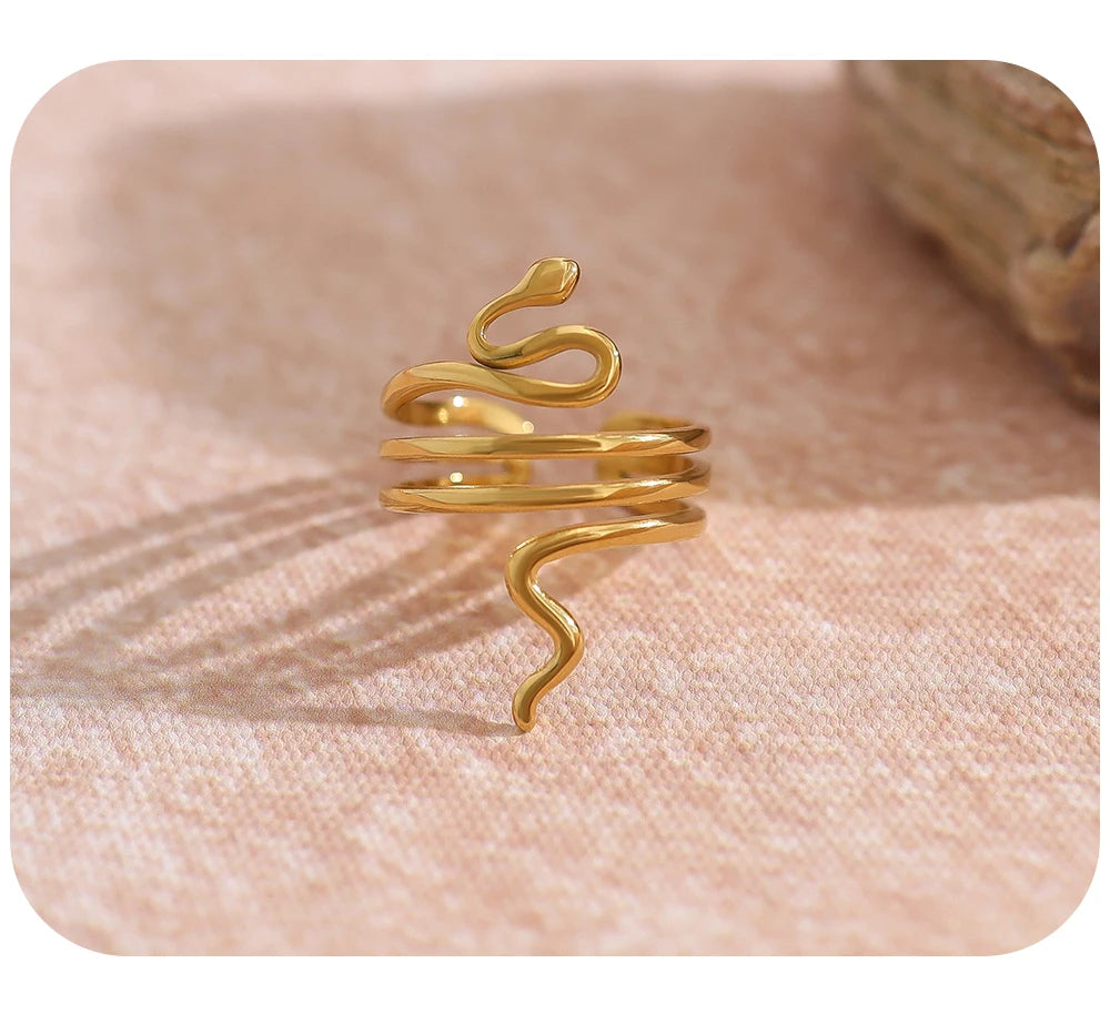 Snake Ring — Stainless Steel · PS475