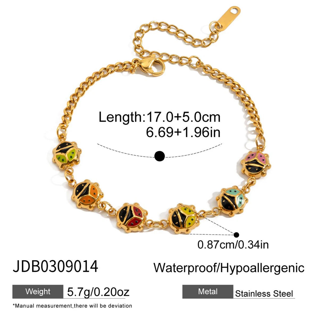 CZ Chain Bracelet — Stainless Steel · PS284