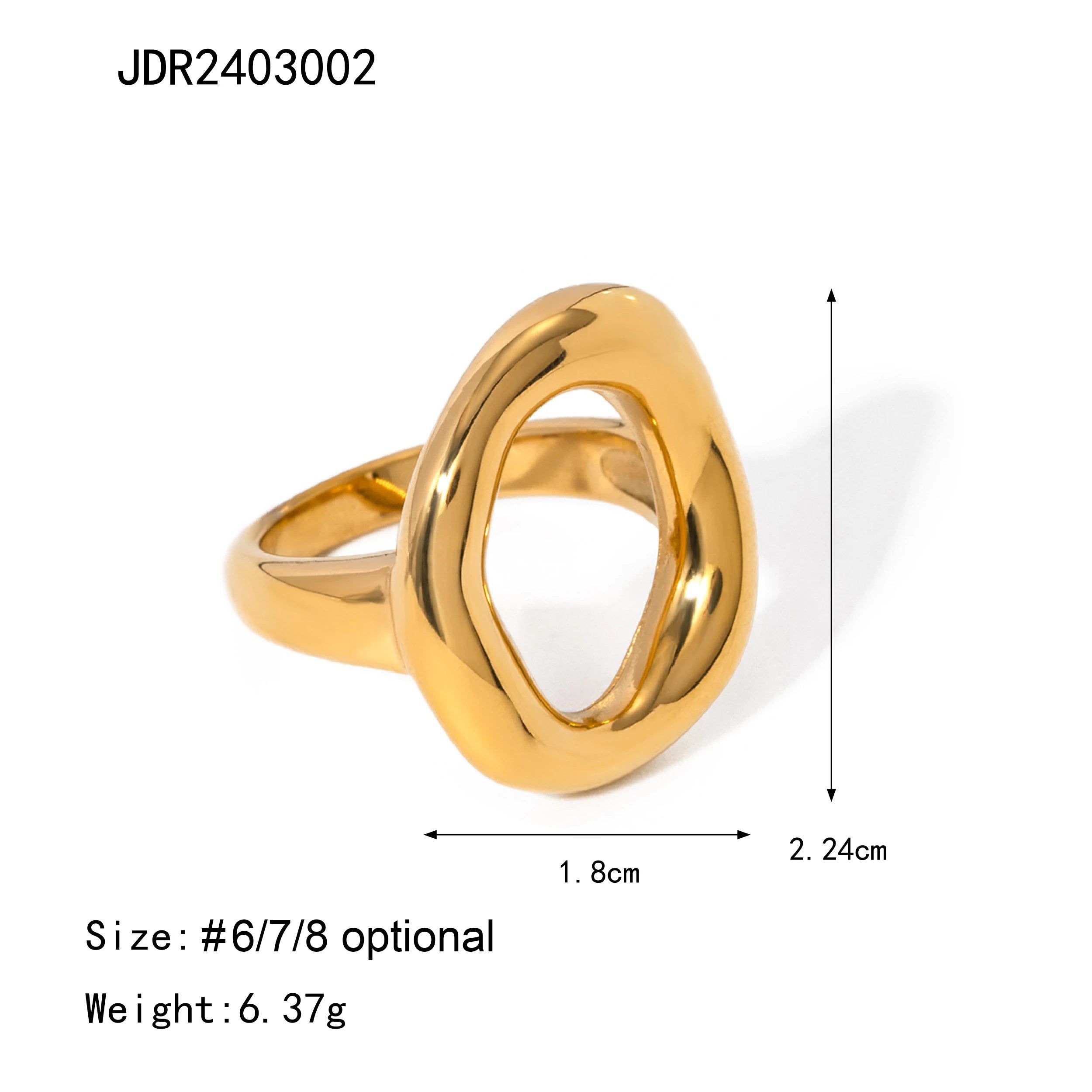 Statement Ring Stack — Stainless Steel · PS255