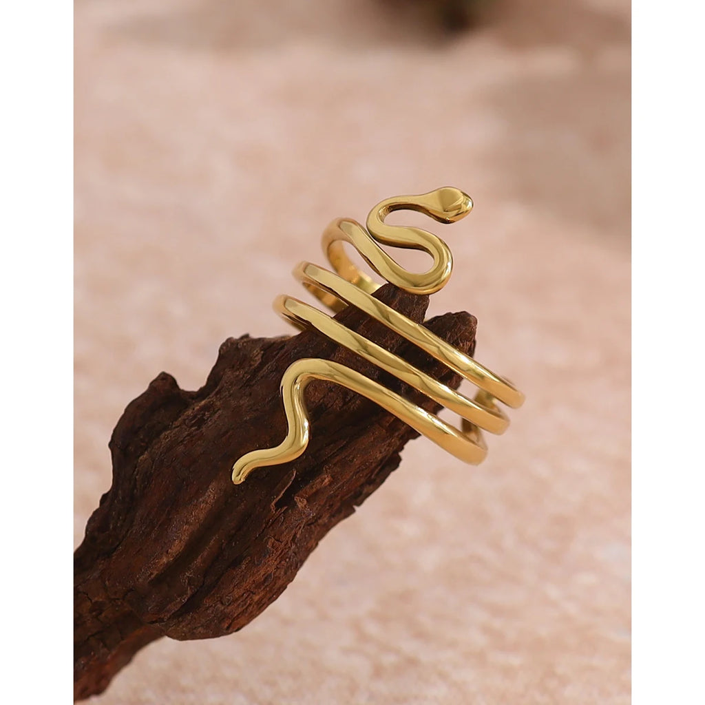 Snake Ring — Stainless Steel · PS475