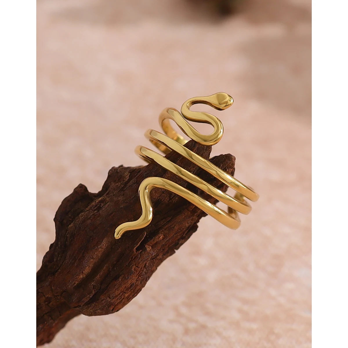 Snake Ring — Stainless Steel · PS475