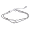 Geometric Chain Bracelet — Gold-Plated Stainless Steel · PS1027