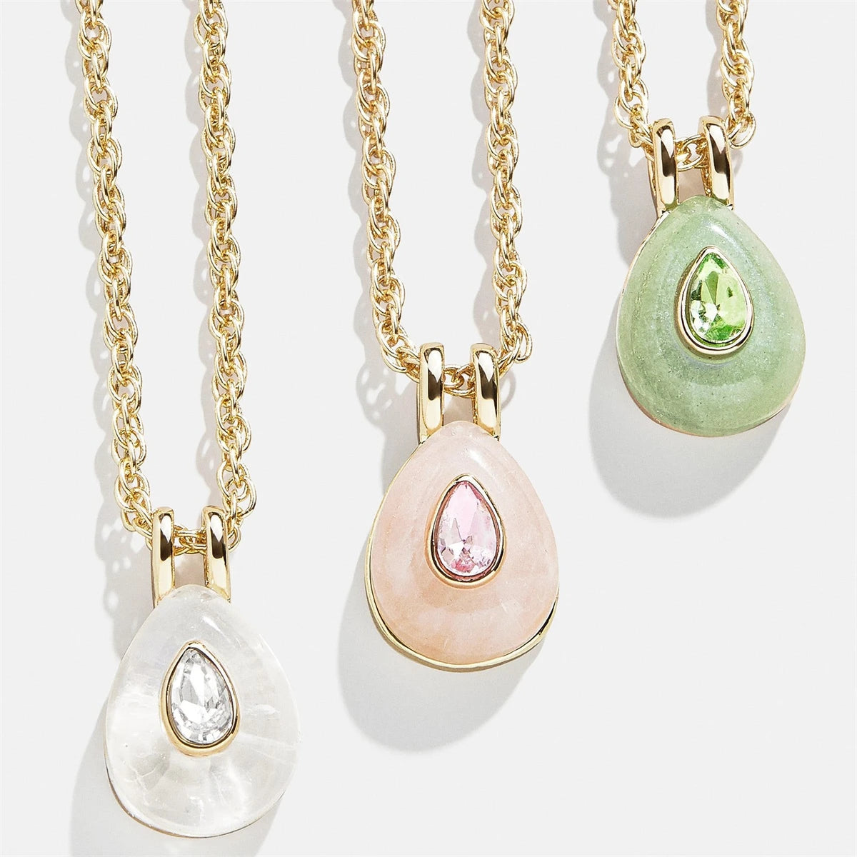 【DIY Pendant】Genuine Gold Plated Copper Birthstone Charm Pendant - PC016