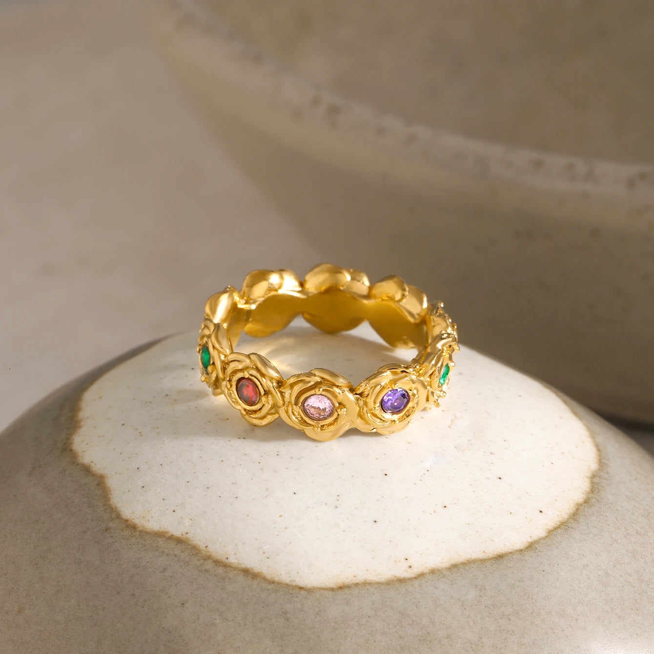 Mixed Ring Stack — Stainless Steel · PS232